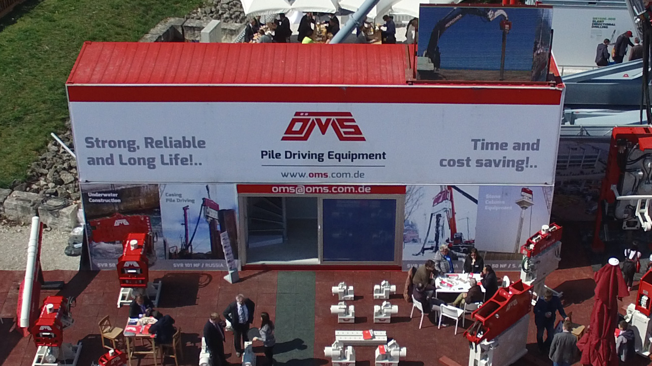 OMS Pile Driving Equipment on Bauma Fair