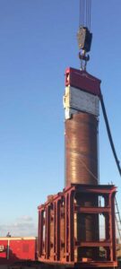 Crane-Suspended-Vibro-Hammer-SVR-101-NF-Suez-Canal-Egypt