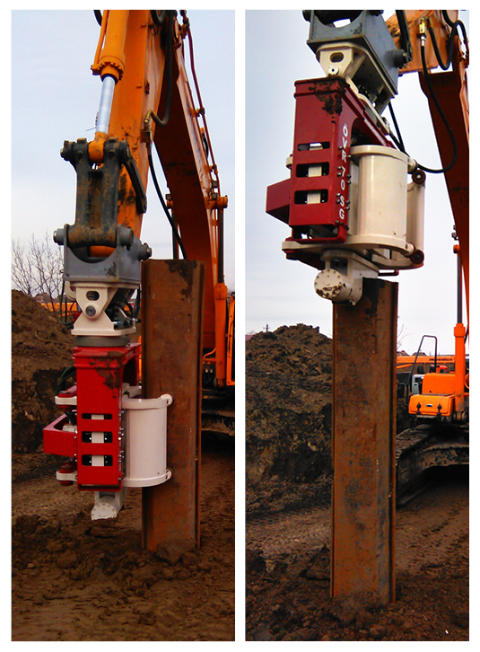 Side Grip Vibro Hammer For Sale Customized Vibratory Hammer