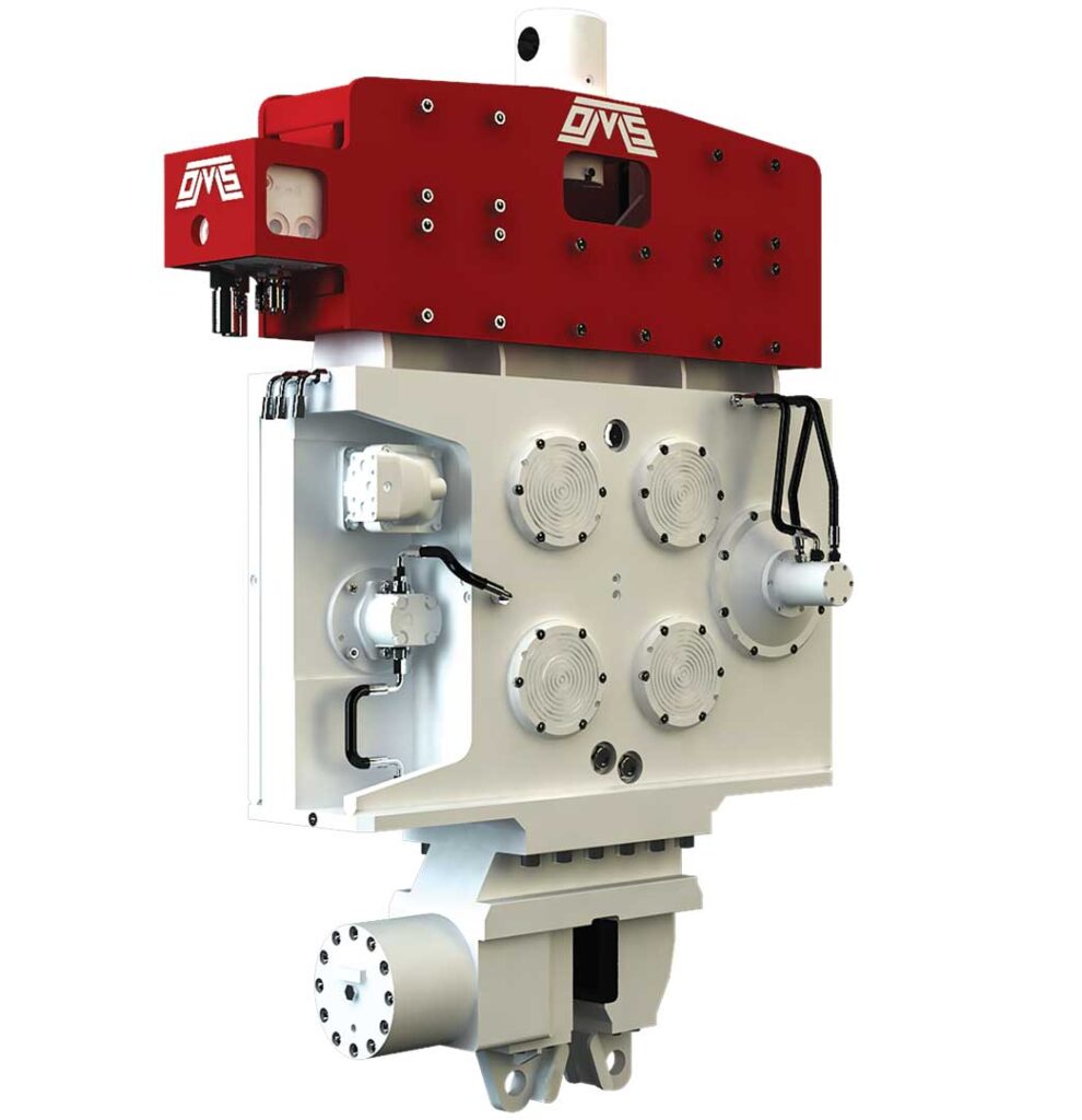 Variable Moment Vibro Hammer OVR 80 VM Isometric View