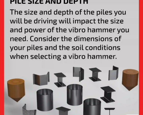 Pile Size and Depth