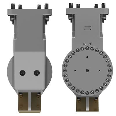 Right and Left View of SCN Hydraulic Clamp