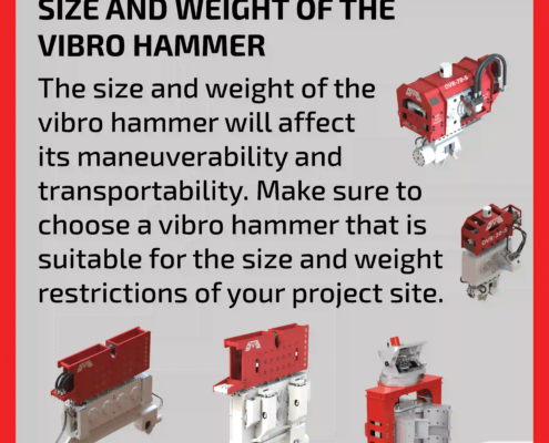 Size and Weight of Vibro Hammer