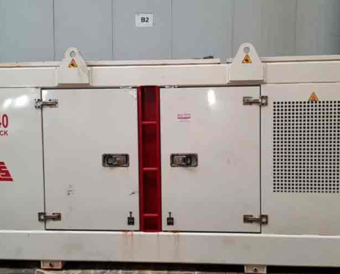 Used Hydraulic Power Pack 540 White Front View Lid Closed